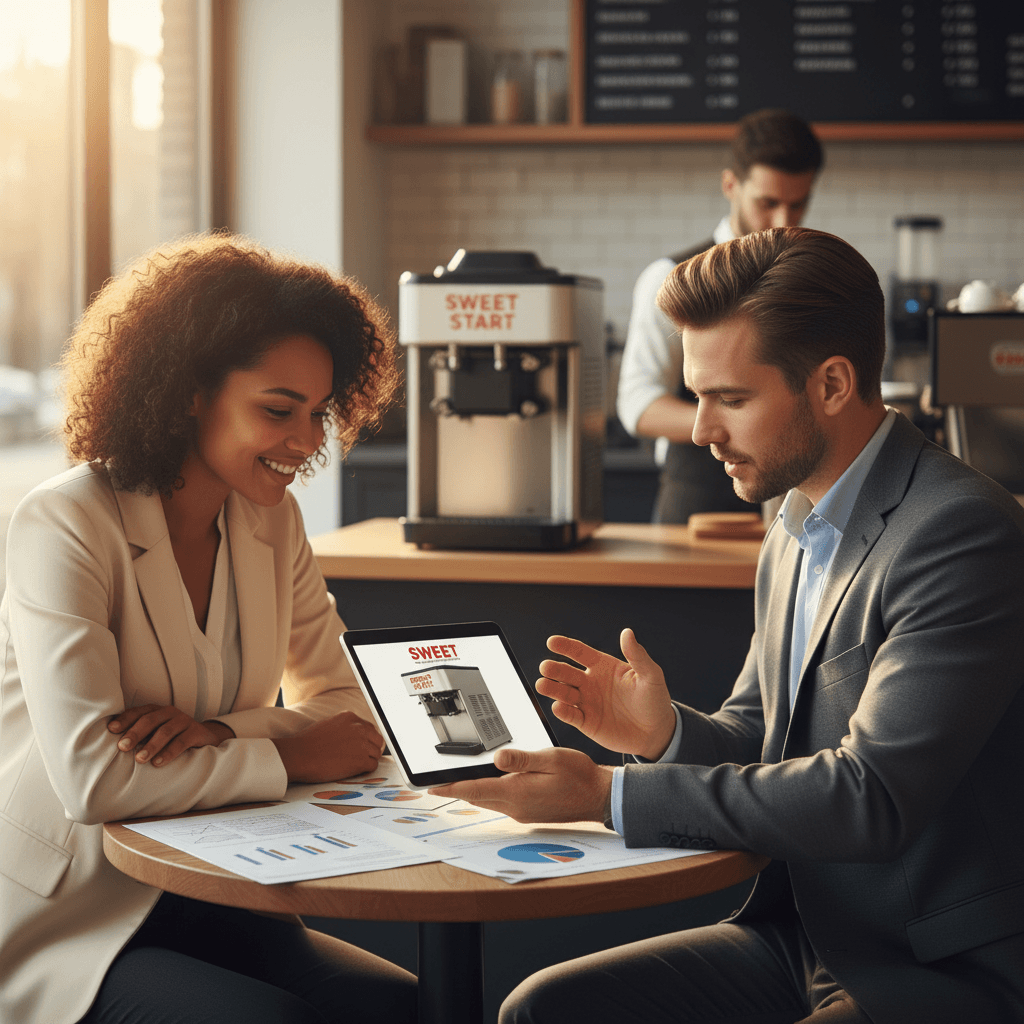 GYAO又要-霜淇淋設備與台北地區業主的合作洽談