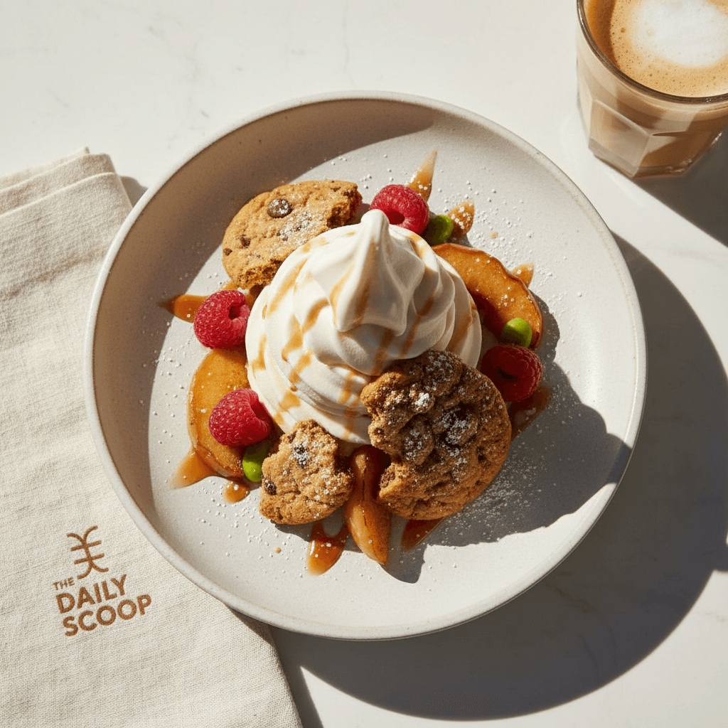 創意霜淇淋甜點組合菜單靈感